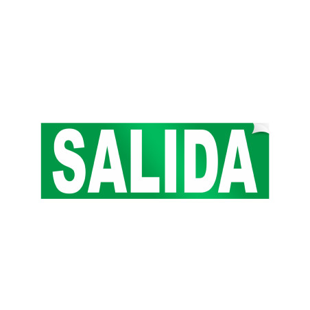 Pictograma autoadhesivo de Salida de Emergencia LM1086/1087
