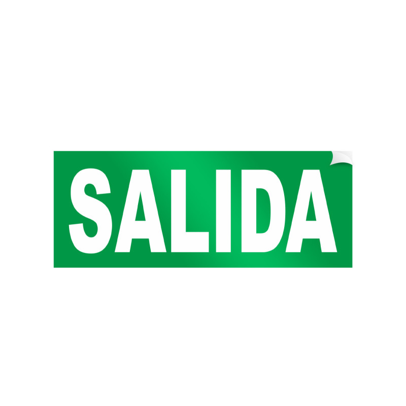 Pictograma autoadhesivo de Salida de Emergencia LM1081