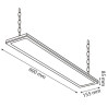 Campana Lineal Led Space 200W 1-10V No Flicker - DSC  4000K