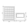 Foco Proyector Led Solar Milan 100W  6000K