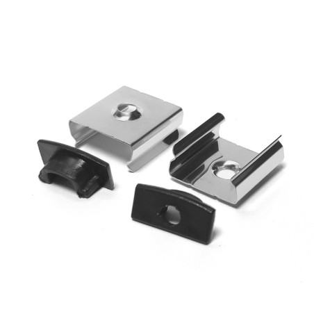Pack 2 Tapones y 2 grapas para Perfil LM3708