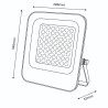 Foco Proyector Led Napoli Plus 200W  4000K