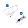 Cable Adaptador Para Tira Led 220Vac Ruzok
