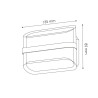 Aplique de pared Led Arrow 10W  3000K