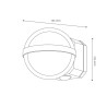 Aplique de pared Led World 10W  3000K