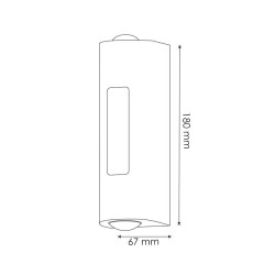 Aplique de pared Led Lounge 10W  3000K