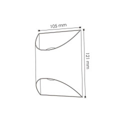 Aplique de pared Led Vera 6W  3000K