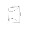 Aplique de pared Led Vera 6W  3000K