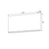 Aplique de pared Led Fine 10W  3000K