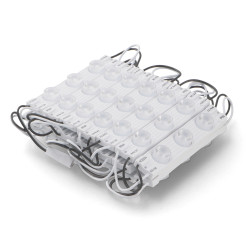 Cadena de 20 Módulos de 3 LED SMD Sanan 220V AC 3W  6000K