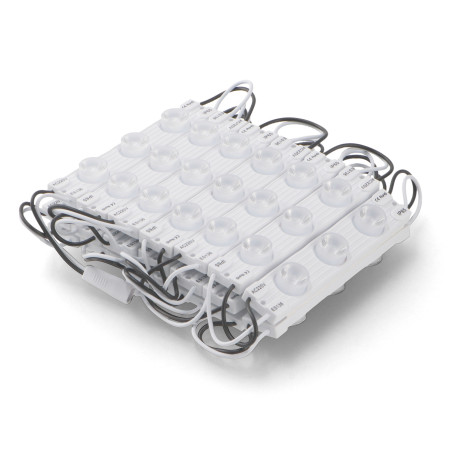 Cadena de 20 Módulos de 3 LED SMD Sanan 220V AC 3W  6000K