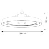 Campana UFO LED Serie A 200W Dali 2.0  4000K