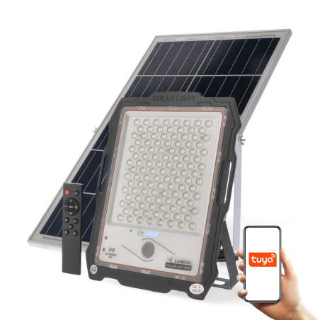 Foco Proyector Led Solar con Cámara Jeff 300W - DSC  6000K