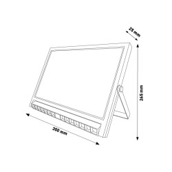 Aplique de pared Led Solar Viena High Plus  CCT