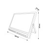 Aplique de pared Led Solar Viena High Plus  CCT