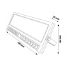 Aplique de pared Led Solar Viena Plus  CCT
