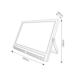 Aplique de pared Led Solar Viena  CCT