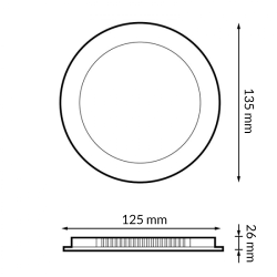 Downlight LED Circular Serie Advance 12W CCT  CCT