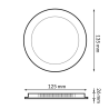 Downlight LED Circular Serie Advance 12W CCT  CCT