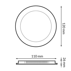 Downlight LED Circular Serie Advance 9W CCT  CCT
