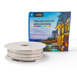 Tira de LED 220V SMD Bergamo 13W/m IP65 RGB - 25 metros  RGB
