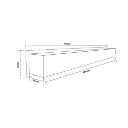 Foco LED Lineal Viena 30W  4000K