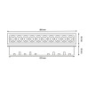 Foco LED Lineal Viena 20W  4000K