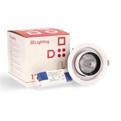 Foco LED orientable Tube Round 12W - DSC  4000K