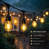 Guirnalda Led Solar de 10 bombillas 7,5M Exterior IP65  3000K