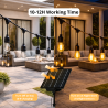 Guirnalda Led Solar de 10 bombillas 7,5M Exterior IP65  3000K