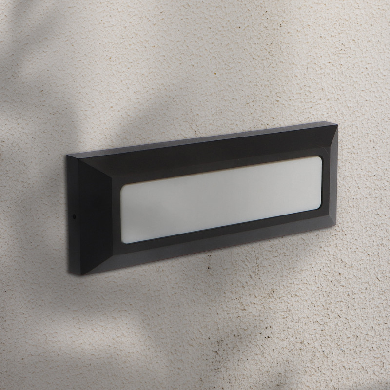 Baliza de Superficie Led Wall Long Negro 5W IP54  3000K