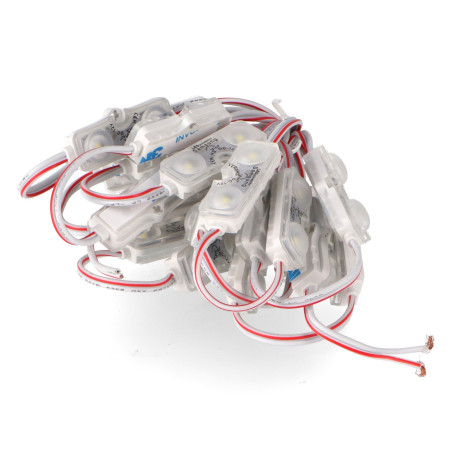 Cadena de 20 Módulos de 2 LED SMD Samsung 12V DC 1W  6000K