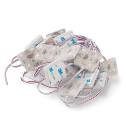 Cadena de 20 Módulos de 4 LED SMD Samsung 12V DC 2W  6500K