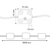 Cadena de 20 Módulos de 4 LED SMD Samsung 12V DC 2W  6500K