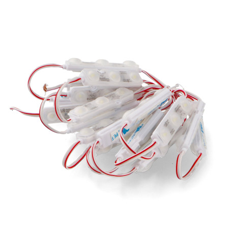 Cadena de 20 Módulos de 3 LED SMD Samsung 12V DC 1.2W  6500K