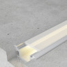 Perfil de aluminio Fat - 2 metros  Aluminio
