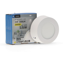 Panel de Superficie Serie Slim Circular 5W  4500K