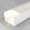 Perfil de aluminio Rok Lacado Blanco - 2 metros  Blanco
