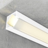 Perfil de aluminio Kopep Lacado Blanco - 2 metros  Blanco