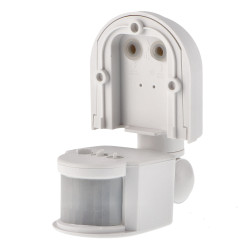 Detector de movimiento PIR 180º Superficie  Blanco
