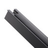 Carril magnético de empotrar Serie 16mm  - 2 metros  Negro
