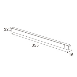 Foco LED Lounge Serie 16mm 10W para carril magnético Blanco 48V  4000K