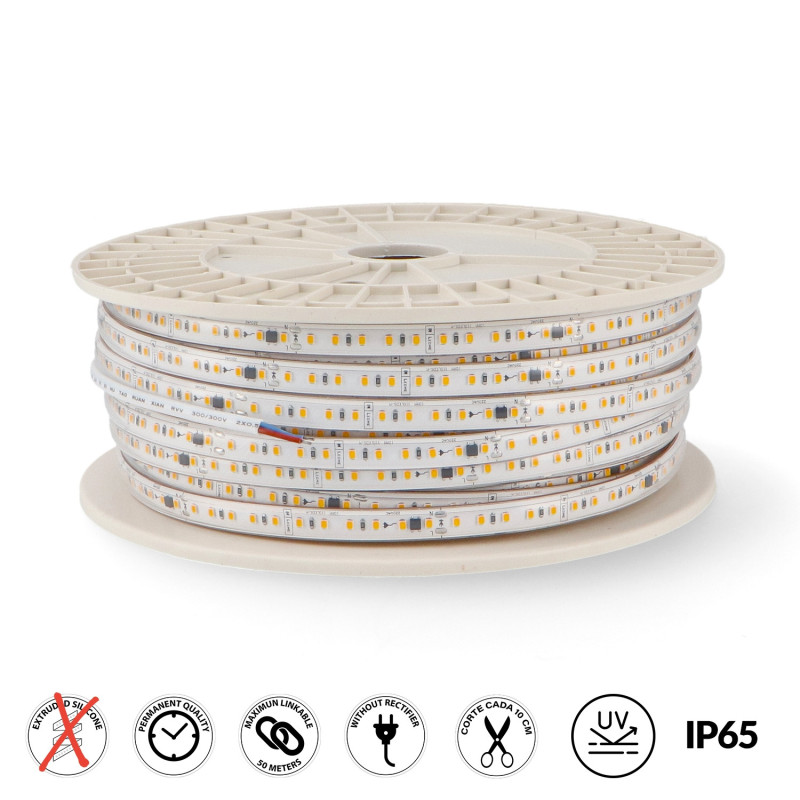 Tira de LED 220V SMD Bergamo 17W/m IP65 - 50 metros  2700K