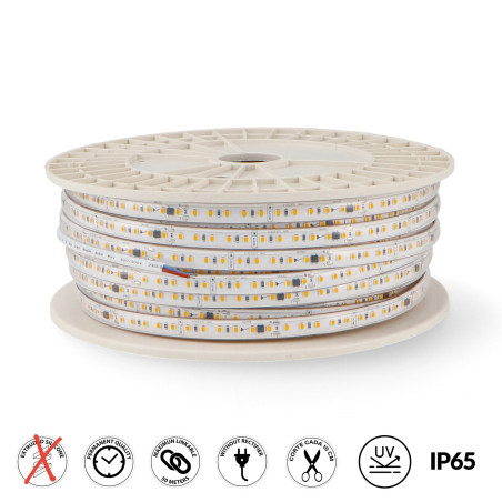 Tira de LED 220V SMD Bergamo 17W/m IP65 - 50 metros  2700K