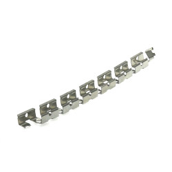 Perfil flexible de Acero Inoxidable 10X8H mm para neones o funda de silicona - 20 metros  Aluminio