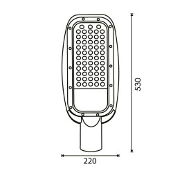 Farola Led Serie Harlem 100W - DSC  5000K