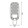 Farola Led Serie Harlem 100W - DSC  2700K