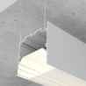 Perfil de aluminio Wef - 2 metros  Aluminio