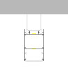 Perfil de aluminio Bieg - 2 metros  Aluminio