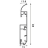 Perfil de aluminio Muye Lacado Blanco - 2 metros  Blanco